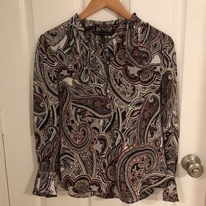 White House Black Market Silk Top